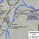 Mapa de los tres campos principales de Auschwitz. Wikimedia Commons